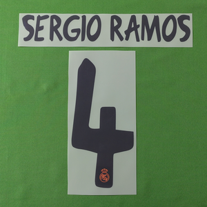 Camiseta de fútbol Super a Retro Real Madrid 2013 2014 RONALDO <span class=keywords><strong>SERGIO</strong></span> RAMOS Bale número estampado en caliente - Product Image 2