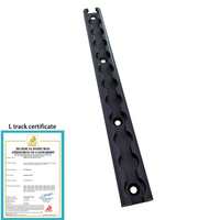 Système de fixation L-Track en aluminium léger, compatible avec les fixations à goujons simples et doubles, accessoires de contrôle de cargaison pour camions et remorques