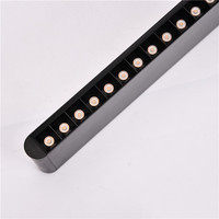 Luminaire LED moderne pour bureau, lampe à bande LED mince, suspension linéaire, lustre