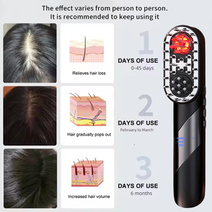New 2026 Smart Scalp Massage Brush Ems Silicone <strong>Electrical</strong> <strong>Head</strong> Scalp <strong>Massager</strong> with Hair Oil Applicator Promotes Hair Growth - Product Image 2