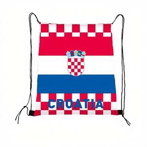 Mochila con Cordón Personalizada para la Copa de Fútbol 2026 - Bolsa de Poliéster con Bandera Nacional para Aficionados, Regalo Portátil para Eventos Deportivos - Product Image 4