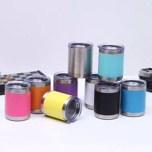 Gobelet de voiture isotherme en acier inoxydable réutilisable de 10 oz, réduit l'utilisation du plastique jetable - Product Image 1