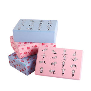 Blocs de <span class=keywords><strong>yoga</strong></span> en EVA imprimés, blocs en mousse haute densité pour le Pilates et les exercices de fitness pour débutants - Product Image 4