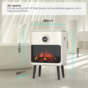 Hochwertige Bad LED-Anzeige Heiße elektrische Handtuch wärmer Maschine 500W Flammen handtuch Heiz schaufel mit Timer-Knopf für Spa - Product Image 5