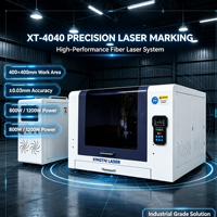 Nouvelle Offre 2026 : Machine de découpe laser fibre mini de bureau 4040 800W JPT refroidie par air avec autofocus pour acier inoxydable