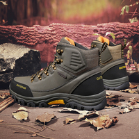 Bottes tactiques de combat montantes pour hommes, à semelle rigide, anti-perforation, avec embout en acier, pour l'escalade en extérieur, antidérapantes et respirantes