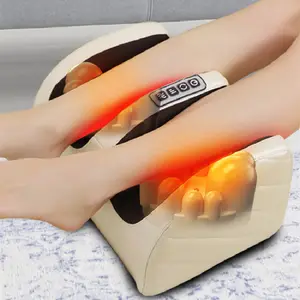 Proveedor profesional Masaje de pies suave y saludable Máquina eléctrica masajeadora de pies y pantorrillas con calor