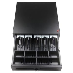 Metal Cash Drawer Slots 3 Lock Money Drawer Cash Register Drawer Box Tray Rj11 For Pos System