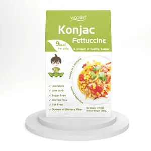 Low Calorie Shirataki Pasta Wholesaler Bulk Organic Sugar Free Konjac Noodle with Konnyak Glucomannan Keto Food Konjak Nudeln