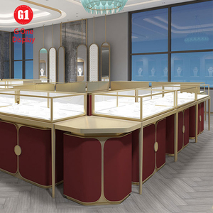 Vitrine de présentation de montres numériques moderne en MDF avec tiroirs à LED personnalisés - Product Image 4