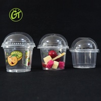 Gobelet en plastique PET avec couvercle, 8 oz, 12 oz, 16 oz, 24 oz, 32 oz, bol à acai en plastique, récipient de livraison en PET/PLA avec logo personnalisé
