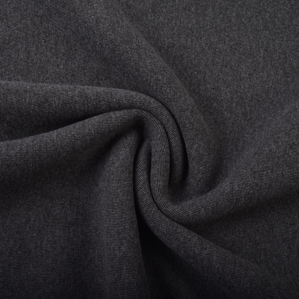 Factory Direct 92%Polyester 5%Rayon 3%Spandex 480GSM Darlon Bonding Rib1*1 Stretch Knit Fabric For Coat