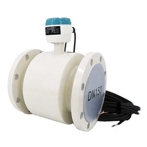 316 Roestvrij Staal LCD IP68 Digitale Afstandsbediening Display Zeewater Flowmeter Melk Elektromagnetische Flowmeter DN150 Remote Type - Product Image 1