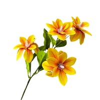 Seiden-Magnolie im Neuen Chinesischen Stil, Große Kunstblume mit Einzelstiel, Wohnzimmertisch-Dekoration, Heimdekoration