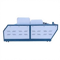 Machine automatique de formage et de rétraction de tissus HUWEI, trois contrôleurs à onduleur, alimentation en tissu sans tension, largeur de travail 2100 mm, puissance 15 kW