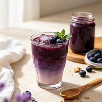 Lotlong Premium Fabrieksdirect Bulk OEM ODM Op Maat Gemaakte Blauwe Bes Drankjam voor Melktheewinkels, Cafés, Restaurants en Hotels