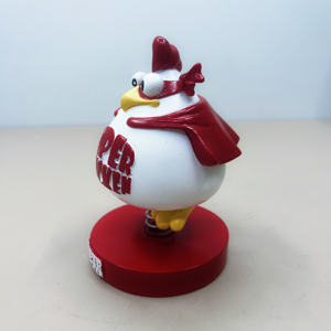 بيع بالجملة مخصص رأس مزخرف هدية تهز الرأس سوبر دجاج كارتون مضحك تمثال دمية حيوان - Product Image 5