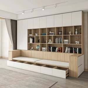 Meuble de salon convertible en bois de style nordique, personnalisé, pour usage domestique ou hôtelier, prix direct d'usine - Product Image 5