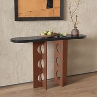 Armoire moderne simple en bois massif de style chinois nouvelle table d'entrée évidée couleur assortie vue finale salon