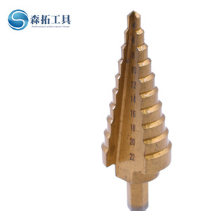 ดอกสว่านเจาะรูแบบขั้นบันได Xinsentuo ขนาด 4-22 มม. พร้อมก้านหกเหลี่ยมเคลือบไทเทเนียม ขายส่งเครื่องมือเจาะรูแบบพายโกดา - Product Image 5