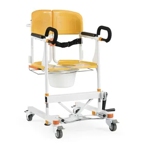 Ручной Многофункциональный подъемник, подъемное кресло-коляска для пожилых людей, отключение душа, туалет, стул для переноски пациентов