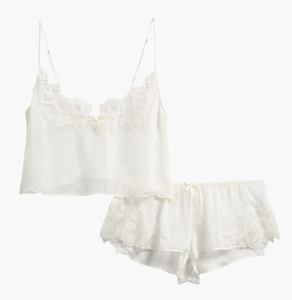 Conjunto de Pijama Corto Sexy con Tirantes Finos para Mujer, Ropa de Dormir de Lujo, Pijama para Fiesta, Ropa de Noche Transpirable, Ropa Sexy para el Hogar - Product Image 4