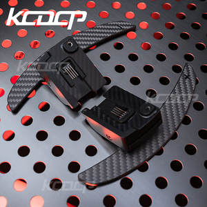 Accesorios Interiores para Automóviles, Volante Personalizable de Fibra de Carbono y Cuero, Palanca de Cambios Magnética para <span class=keywords><strong>Mustang</strong></span> 2015-2023 - Product Image 3