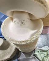 ND413 Supports de chapeau américains 5bu, Supports de chapeau 100% papier japonais, Matériau de chapeau en papier Toyo glacé, Chapeau de cowboy en paille 5bu