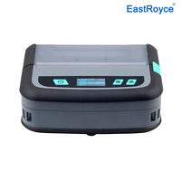 Imprimante d'étiquettes mobile 4 pouces Imprimante thermique 4x6 pouces avec interface BT Imprimante de point de vente couleur pour étiquettes d'expédition UPS/FedEx