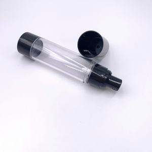 Hot Sale Airless Pump Bottles Refillable 15ml PP White <b>Frosted</b> <b>Glass</b> Double Wall Airless Vacuum Pump Bottle 30ml 50ml - Product Image 3