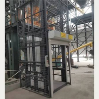 Monte-charge avec porte automatique 1000 kg, 2 étages, élévateur hydraulique pour marchandises pour usine