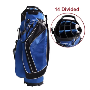 Bolsa de Golf Personalizada Dericsson, de Nailon Impermeable, Gran Capacidad, con 14 Compartimentos para Palos de Golf - Product Image 1