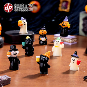 ดีพี มินิ ฮาโลวีน เรซิ่น ผี แวมไพร์ ฟักทอง ของตกแต่งในร่ม ของประดับตกแต่งโต๊ะทำงาน - Product Image 1