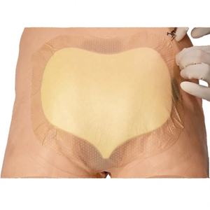 Apósito para heridas, vendas de espuma para sacro, borde adhesivo de silicona, almohadillas sacrales impermeables, apósito absorbente para úlceras por presión - Product Image 5