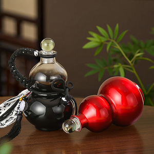 Bouteille <span class=keywords><strong>en</strong></span> <span class=keywords><strong>verre</strong></span> de <span class=keywords><strong>gourde</strong></span> de célébrité Internet Bouteille de <span class=keywords><strong>thé</strong></span> au lait boisson colorée Bouteille de vin de <span class=keywords><strong>gourde</strong></span> de style ancien - Product Image 3