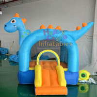 Prix de gros d'usine 4,6 pieds Mini château gonflable blanc pour les tout-petits Amusement en intérieur