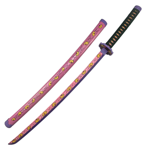 Cosplay Demon Slayer Kokushibo <span class=keywords><strong>Kaigaku</strong></span> Genya espada Katana de la serie Popular hecha de plástico de bambú ZK001 - Product Image 1