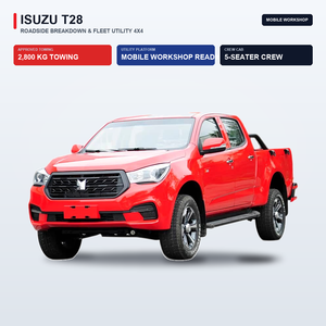 Atelier mobile de dépannage routier, camionnette 4x4 avec capacité de remorquage de 2800 kg et cabine cinq places, véhicule de récupération ISUZU T28 pour flottes - Product Image 1