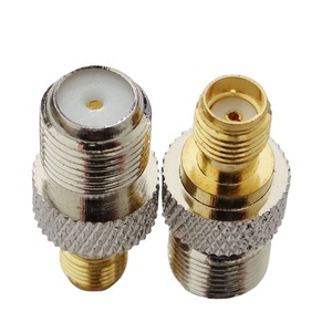 SMA Female to F Female Straight Coupler RF <b>Adapter</b> Pure Copper - Product Image 4