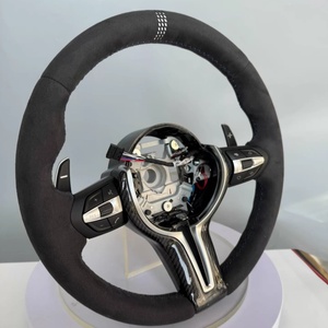 Volante de Alcantara para <span class=keywords><strong>BMW</strong></span> Serie 1 2 3 M2 M5 M3 M6 F80 M4 F82 F30 F31 F20 F21 F22 F23 F32 F33 F10 F15 F16 F01 F05 - Product Image 3