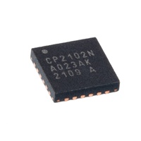 CP2102N-A02-GQFN24R USB-zu-UART-Bridge 3Mbaud USB 2.0 Full Speed QFN24 für eingebettete serielle Schnittstelle