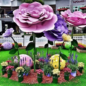 2025 Tùy Chỉnh Lớn Khổng Lồ Sợi Thủy Tinh Trứng Phục Sinh Cho Lễ Phục Sinh Kỳ Nghỉ Đảng Trang Trí - Product Image 2