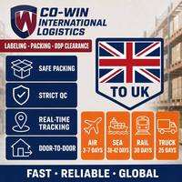 Fournisseur de services logistiques FBA Chine-USA/Royaume-Uni, fret maritime porte-à-porte LCL avec suivi