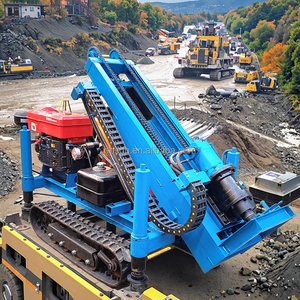 Mini xách tay Crawler đầy đủ thủy lực khí nén DTH thăm dò khoáng sản địa kỹ thuật điều tra đá giếng khoan Giàn Khoan - Product Image 2