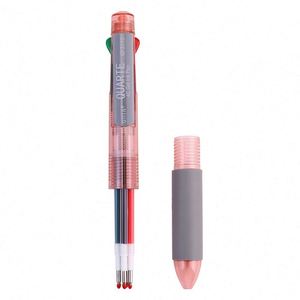 4-in-1 <b>Multi</b>-<b>Color</b> Ballpoint <b>Pen</b> Custom Logo Print Gel <b>Pens</b> with 0.5mm 0.7mm Writing Width for School & Office Promotional Gift - Product Image 3
