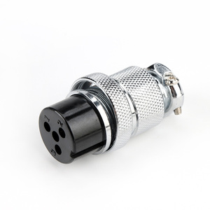 Đầu nối hàng không gx30-Gắn mặt bích tròn 2 3 4 chân cắm nam với ren 25mm & ổ cắm định hướng tiêu chuẩn - Product Image 5