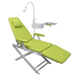 <span class=keywords><strong>Unit</strong></span>à Mobile pieghevole portatile sedia dentale con luce LED sputacchetta e vassoio - Product Image 4