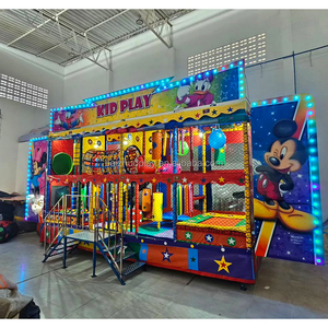 Parque Infantil Móvil Comercial con Temática de Dibujos Animados, de Múltiples Niveles, Portátil, para Centros Comerciales - Product Image 3