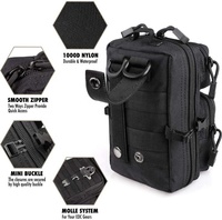 Tactique Mini 3P MOLLE extérieur sac à dos téléphone portable pochette multifonctionnel EDC outil utilitaire sac grande capacité pour les sports de jour