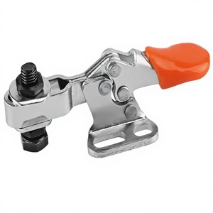 K0071 SERRE-TOIGNEUR MINI EN ACIER, PIED HORIZONTAUX, COMPOSÉ DE PLASTIQUE, ORANGE - Product Image 1
